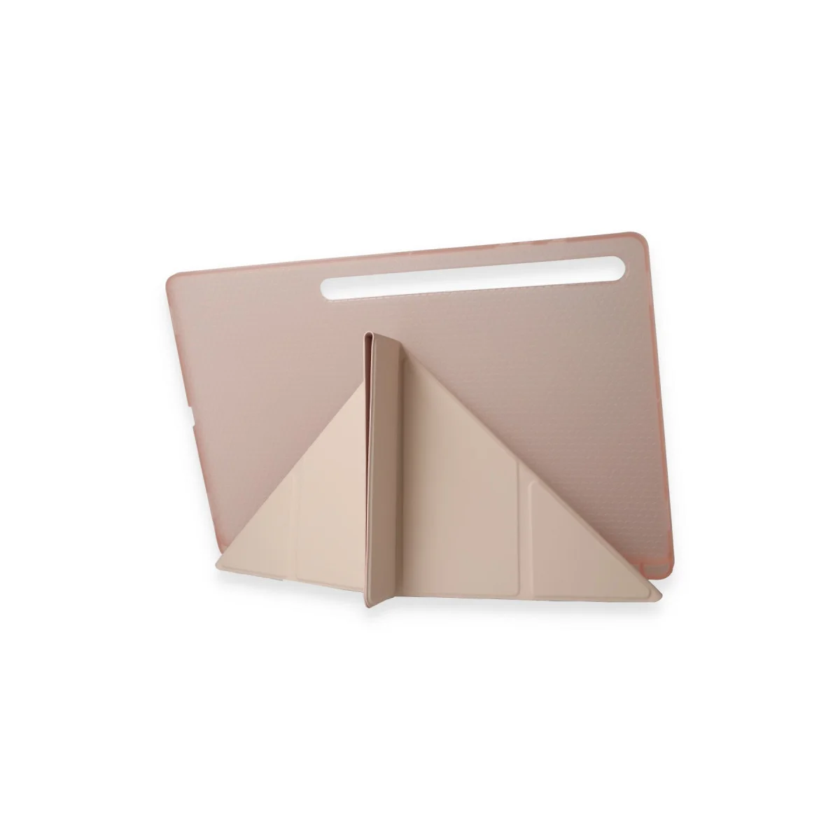 Galaxy Tab A9 Plus Mars Kılıf Kalemlikli Rose Gold Tablet Kılıfı