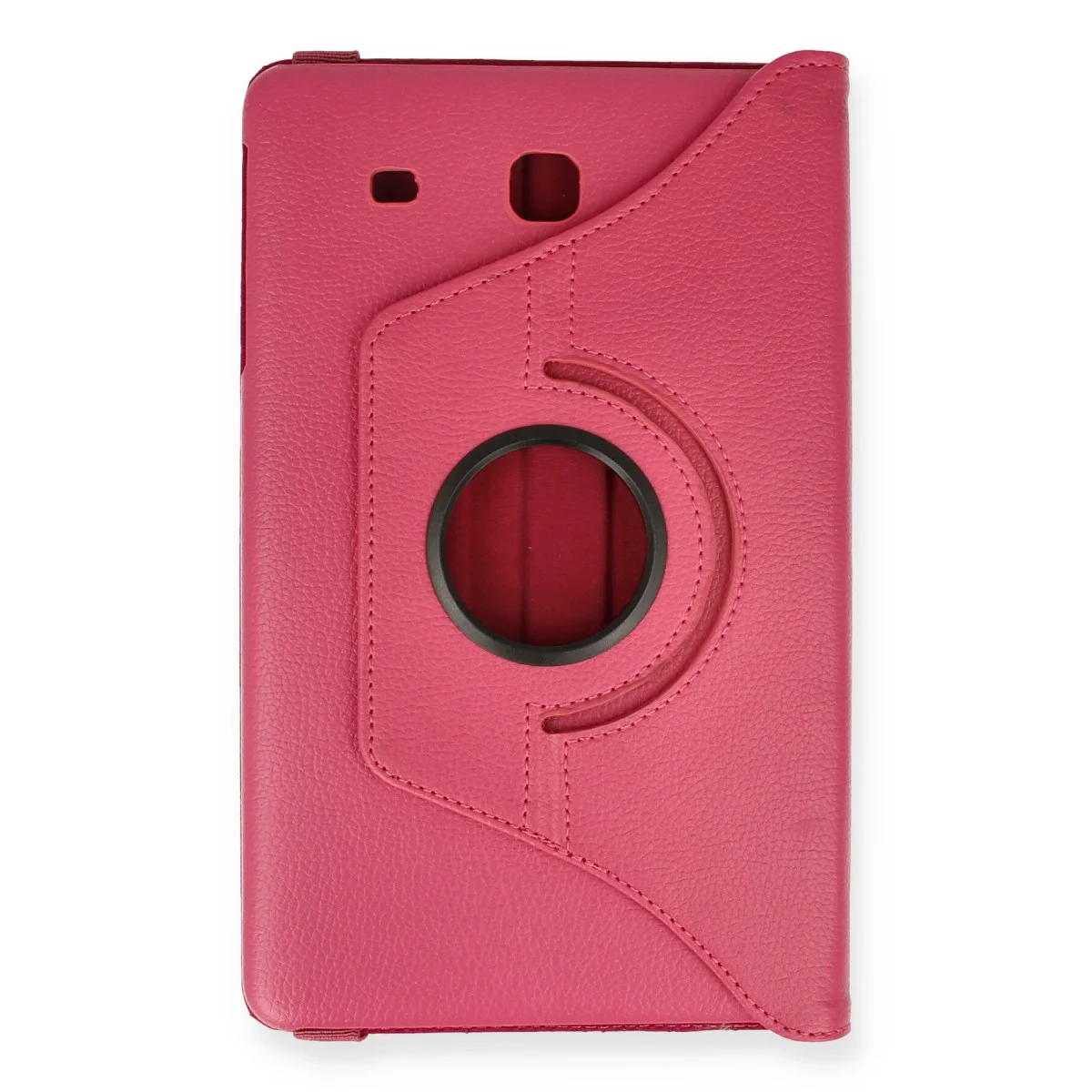 Galaxy Tab E 9.7 360 Dönüşlü Pembe Tablet Kılıfı - Ergonomik Koruma ve Çoklu Kullanım