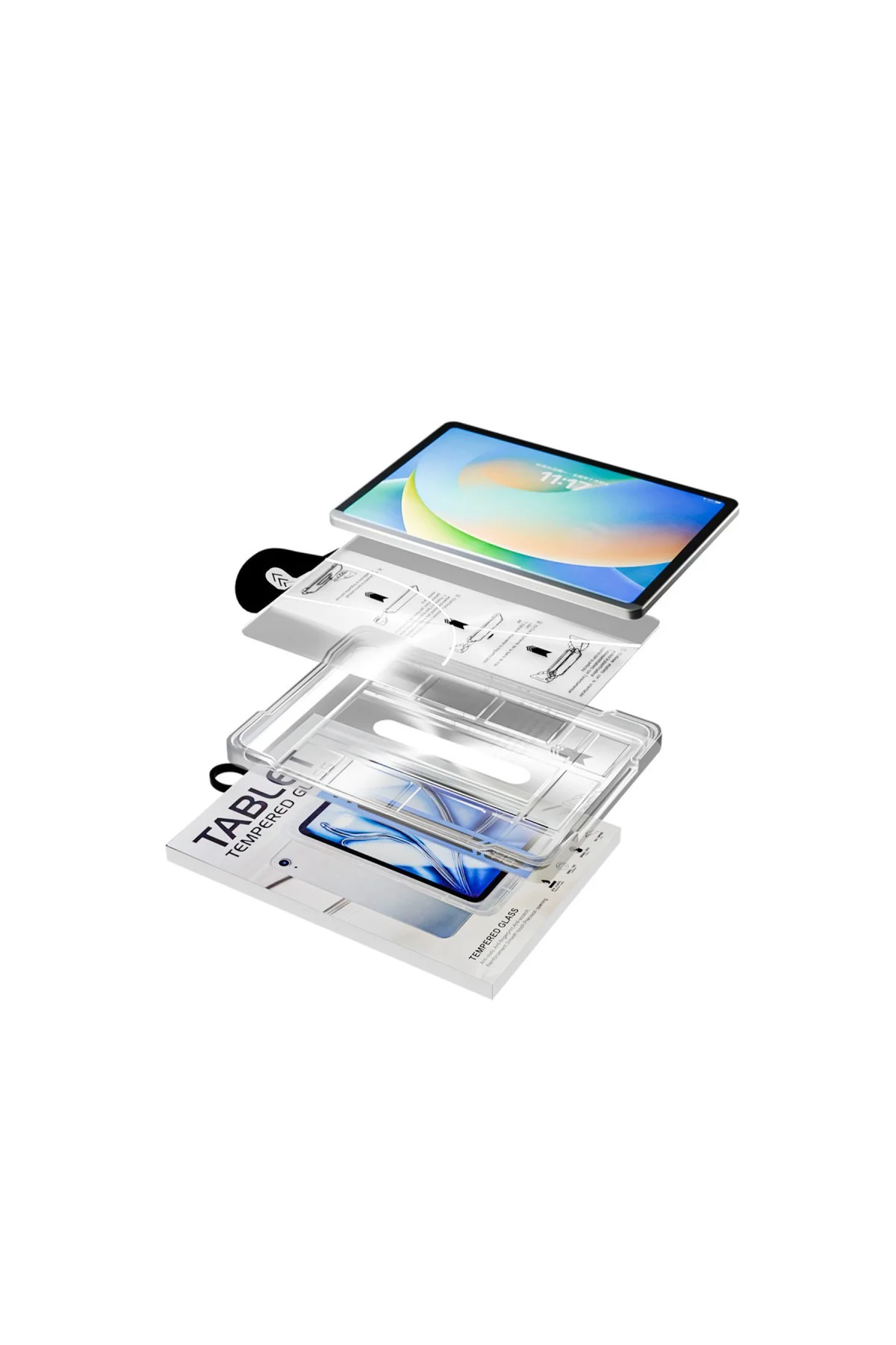 Galaxy Tab S10 FE Plus 13.1 inç Tablet Temperli Cam Ekran Koruyucu Şeffaf
