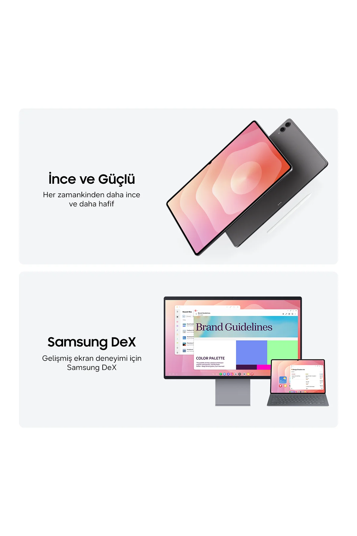 Galaxy Tab S11 Ultra 12GB 256GB Gümüş Tablet - Görsel 3