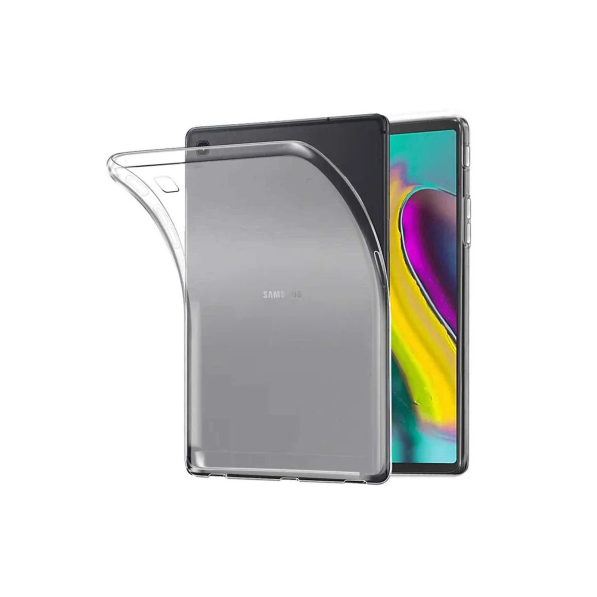 Galaxy Tab S5e 10.5 Şeffaf Silikon Tablet Kılıfı - Maksimum Koruma