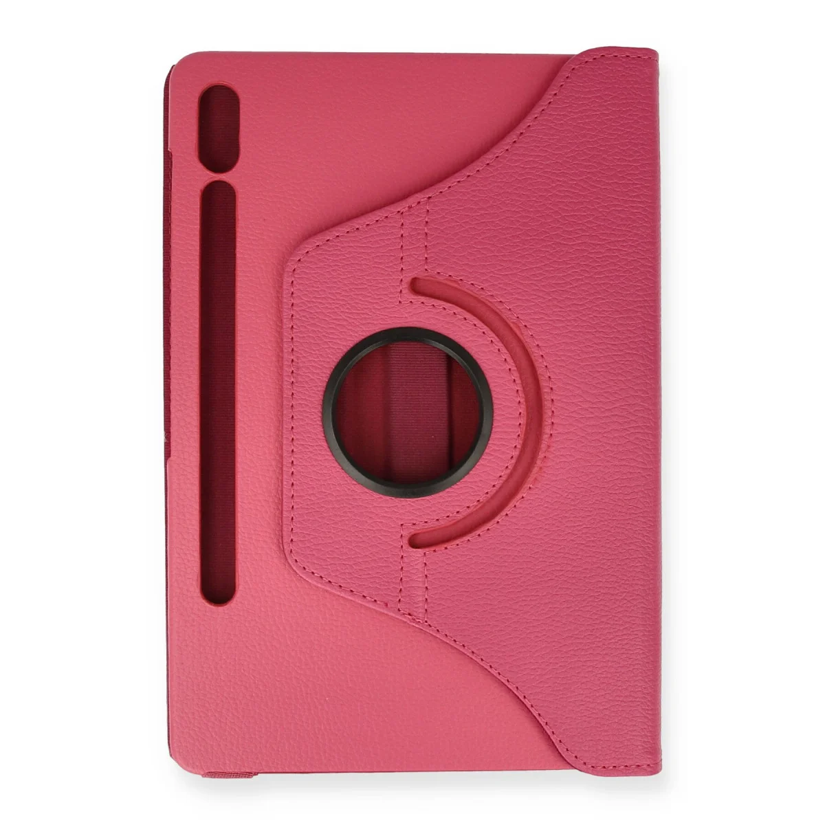 Galaxy Tab S7 11 360 Döner Tablet Deri Kılıf - Pembe