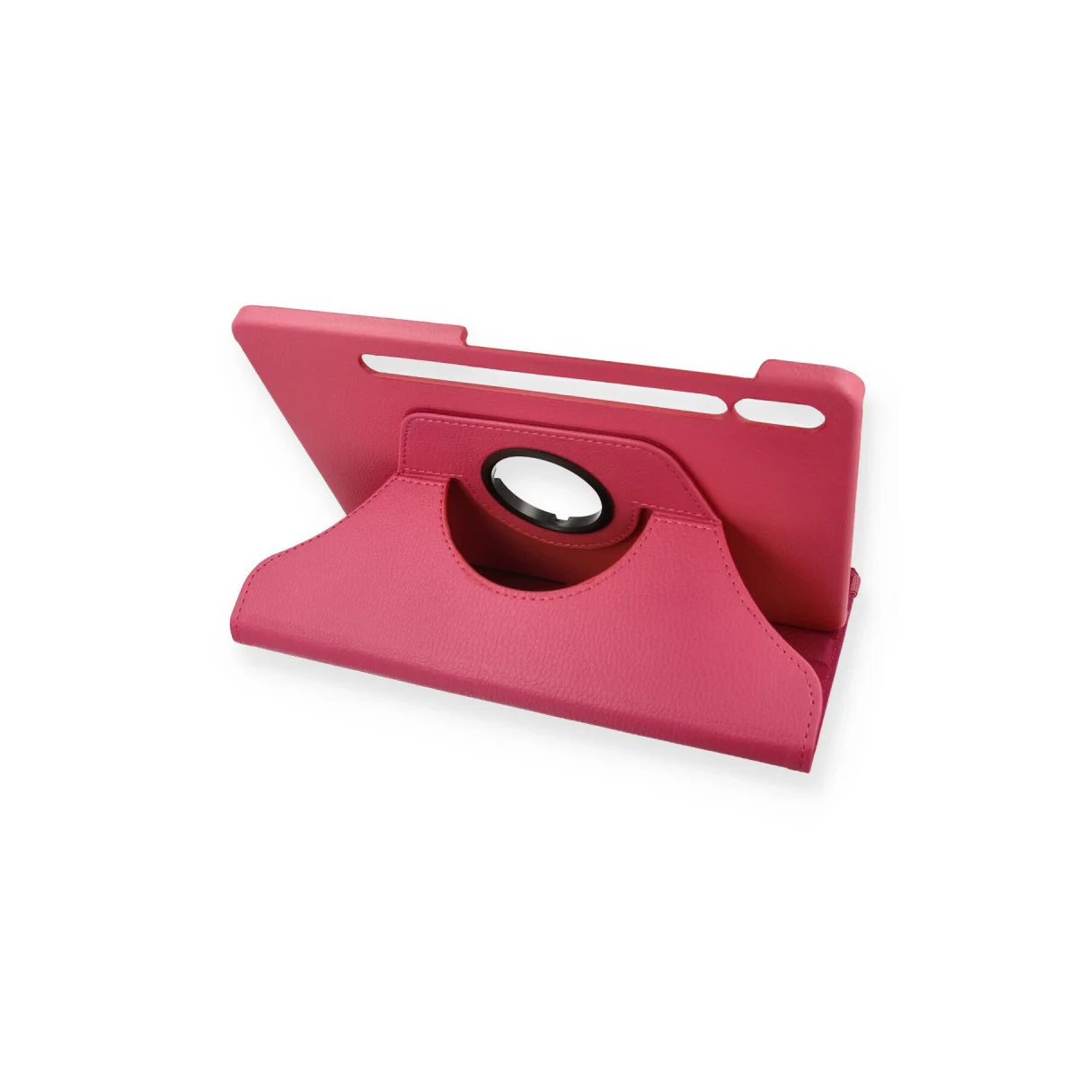 Galaxy Tab S7 11 360 Döner Tablet Deri Kılıf - Pembe