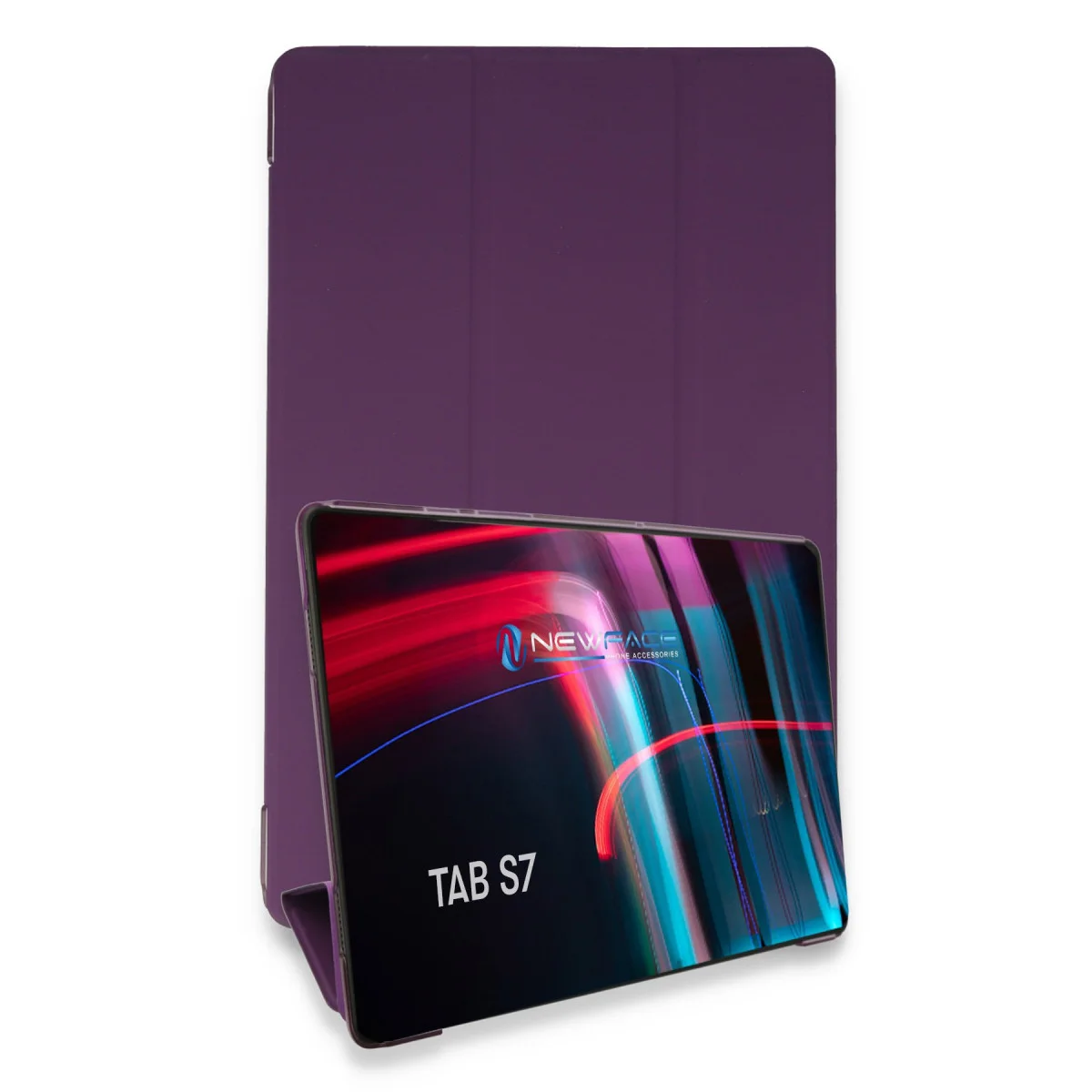 Galaxy Tab S7 11 Mor Tablet Smart Kılıfı - Güçlendirilmiş Koruma ve Stand