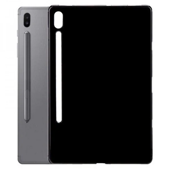 Galaxy Tab S8 Plus / S7 Plus / S7 FE T970 Ultra Koruma Silikon Kılıfı - Şeffaf Darbeye Dayanıklı Esnek Tam Koruyucu Kapak