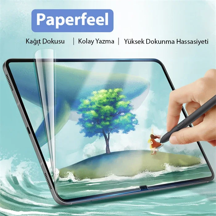 Galaxy Tab S8 Ultra & S9 Ultra Paperfeel Ekran Koruyucu 0,15 mm – Mat, Darbe Emici, Çizim Dostu Film