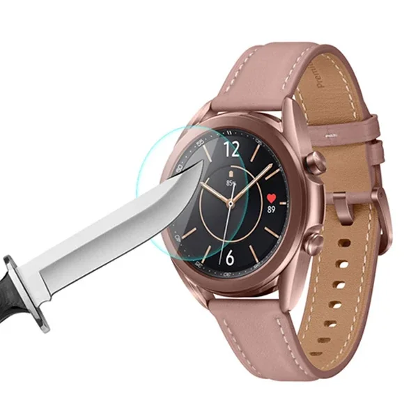 Galaxy Watch 3 41mm Kırılmaz Cam Ekran Koruyucu - 8-9H Sertlikte Temperli Magic Glass