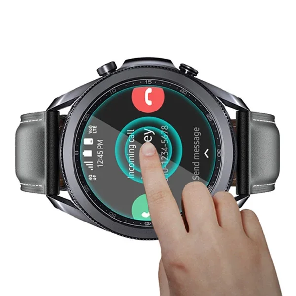 Galaxy Watch 3 45mm Kırılmaz Cam - 9H Sertlikte Temperli Ekran Koruyucu