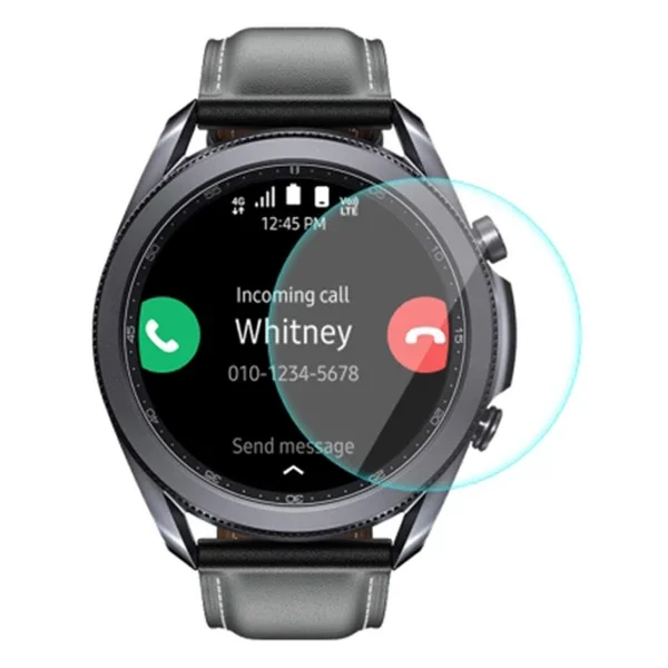 Galaxy Watch 3 45mm Kırılmaz Cam - 9H Sertlikte Temperli Ekran Koruyucu