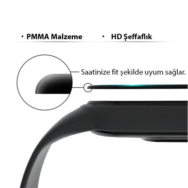 Galaxy Watch 4 40mm 3D Full Kaplama Ekran Koruyucu – Çizilmeye Karşı Kırılmaz Koruma