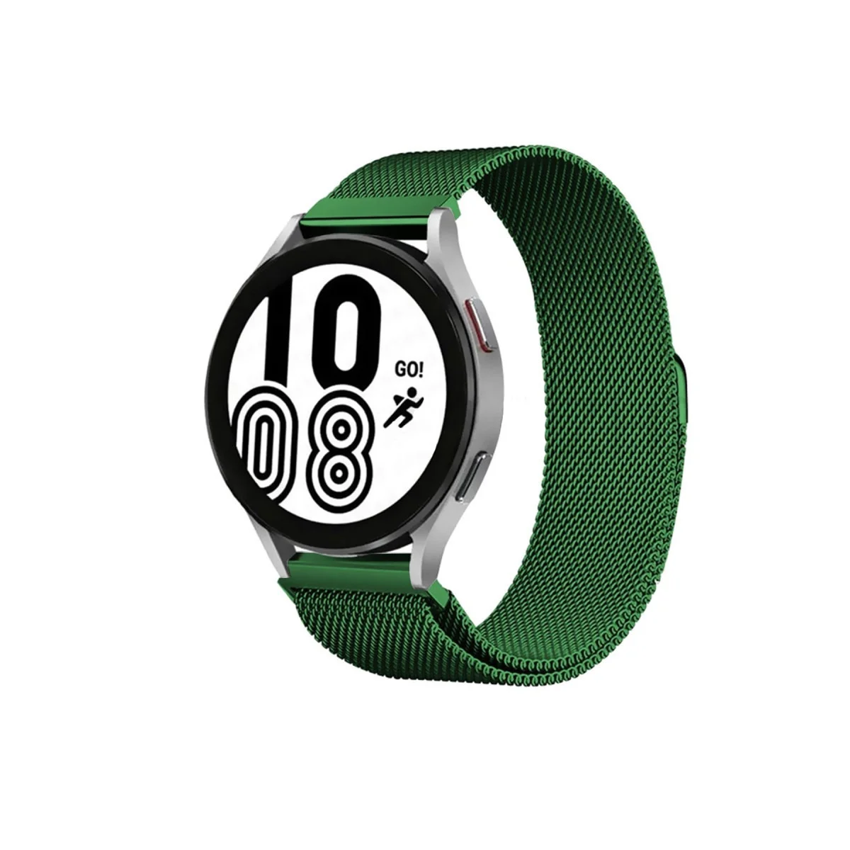 Galaxy Watch 4 Metal Mıknatıslı Kordon - Haki Yeşil
