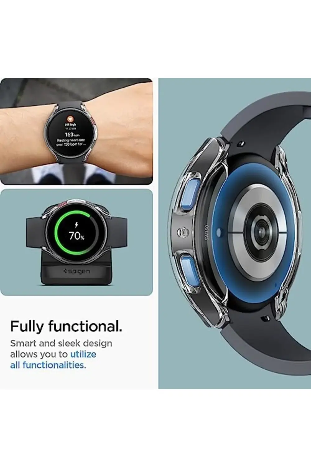 Galaxy Watch 6 (44mm) Kılıf Ultra Hybrid Crystal Clear - ACS06497