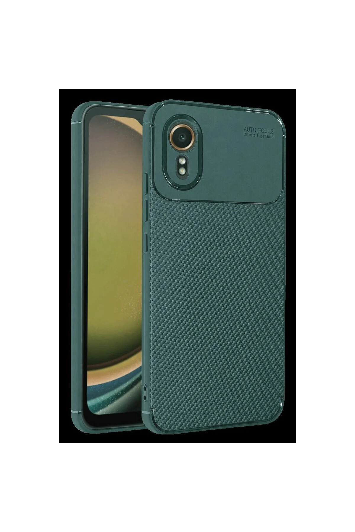 Galaxy Xcover 7 Kılıf Auto Focus Karbon Kapak - Yeşil