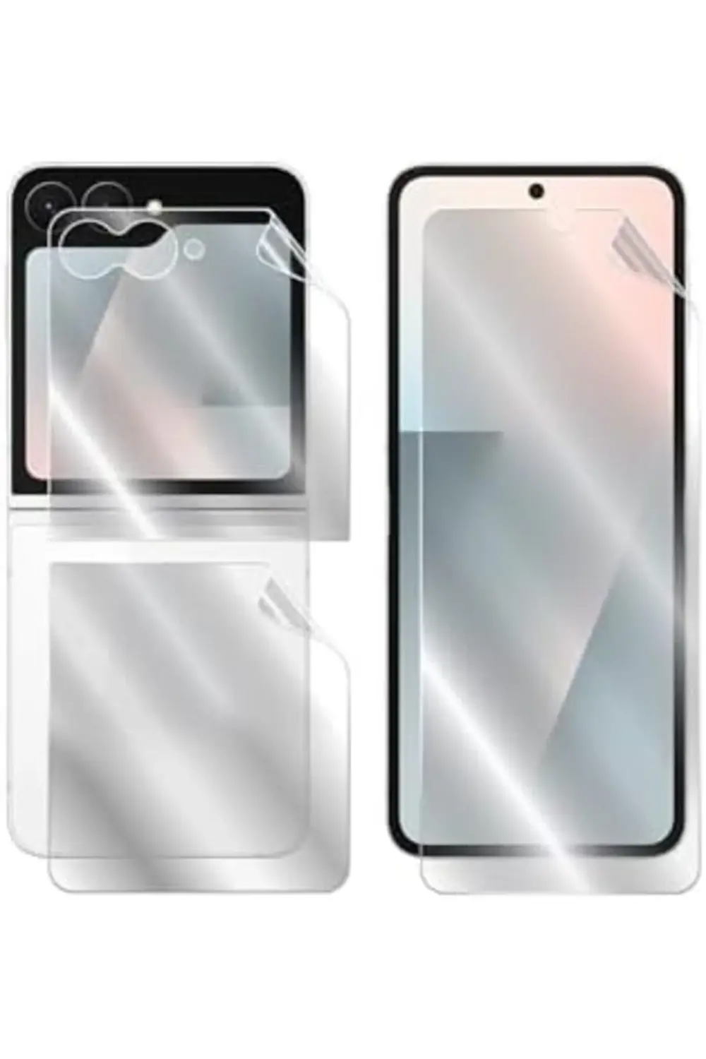 Galaxy Z Flip 7 FE (İç Dış ekran ve Arka) için IPG Hydrogel Koruy