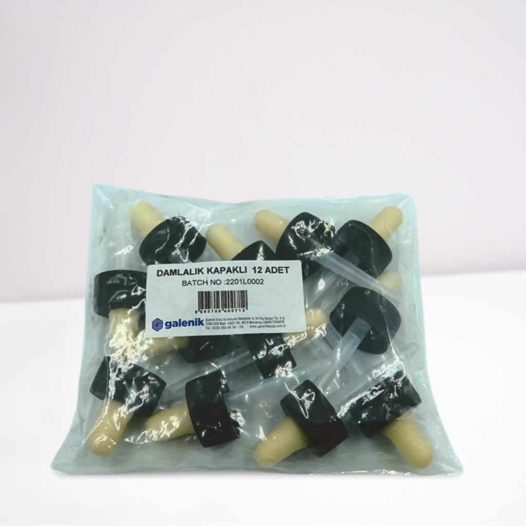 Galenik Galenik Damlalık Kapaklı Plastik 12 Li Paket
