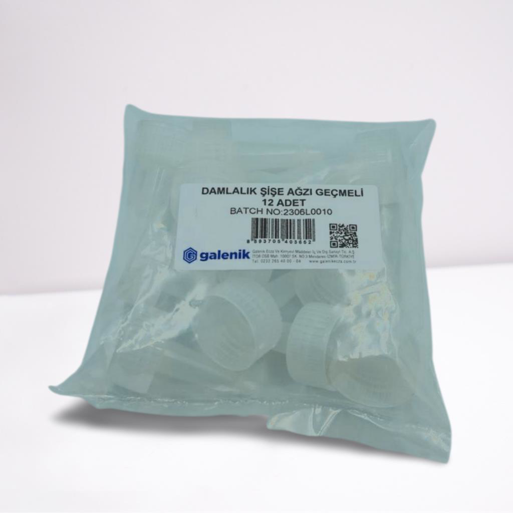 Galenik Galenik Damlalık Şişe Ağzı Geçmeli 12 Li Paket