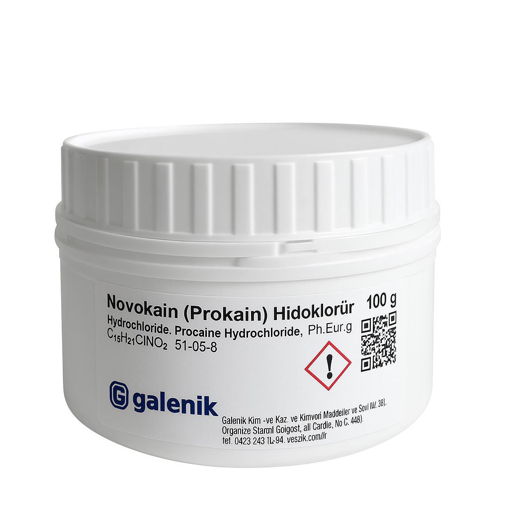 Galenik Galenik Novokain ( Prokain ) Hidroklorür 100 Gr
