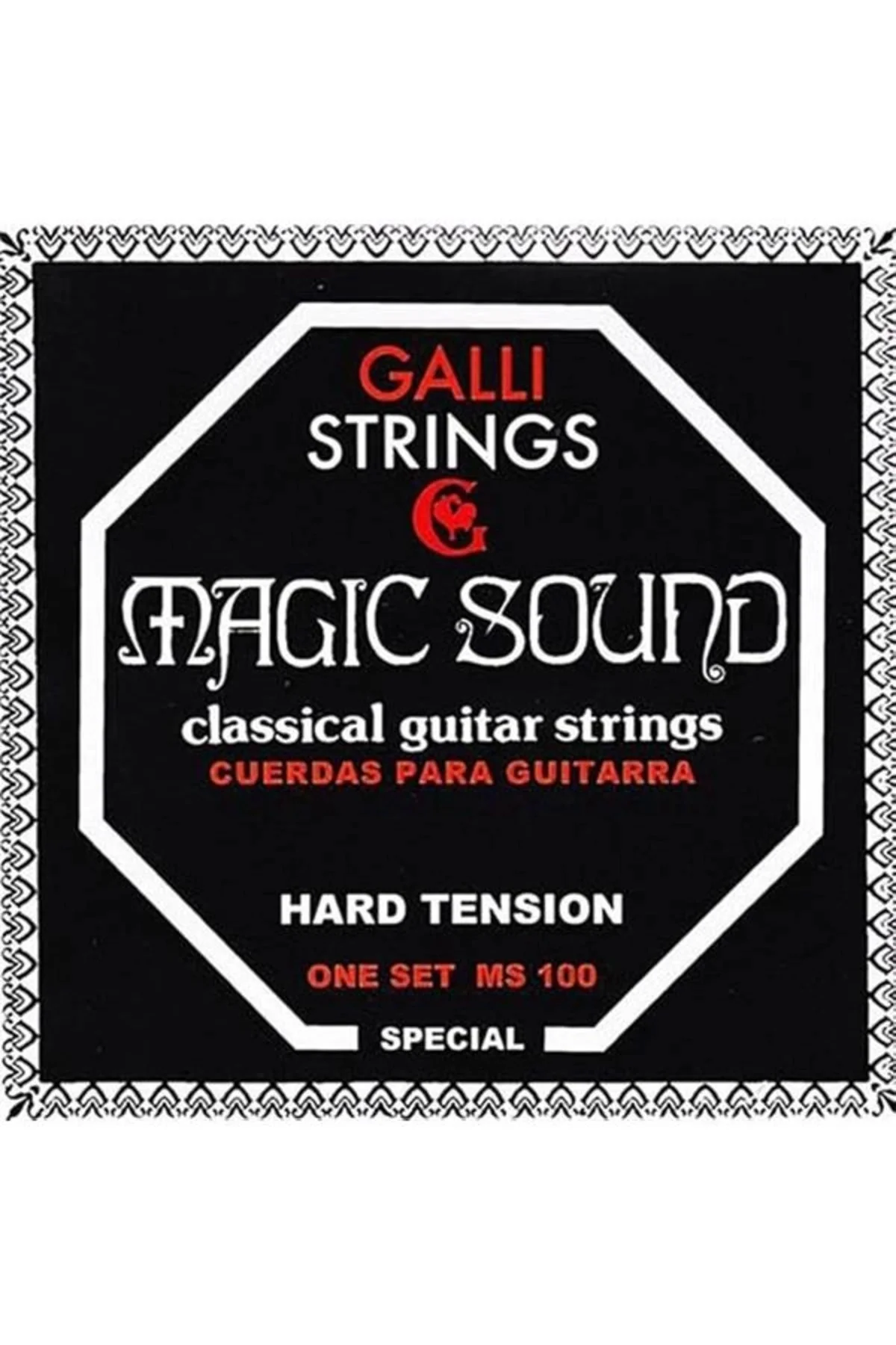 Galli MS-100 Klasik Gitar Teli Hard Tension, Galli Strings Tel
