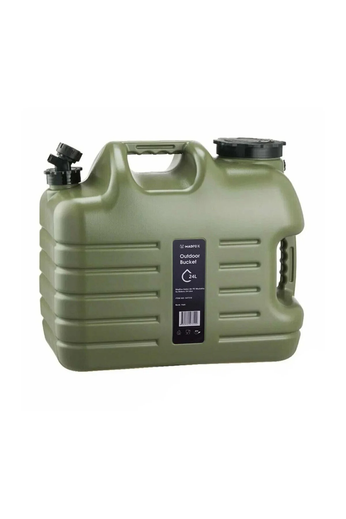 Galon Air Pe Musluklu Su Bidonu 24 Litre Yeşil