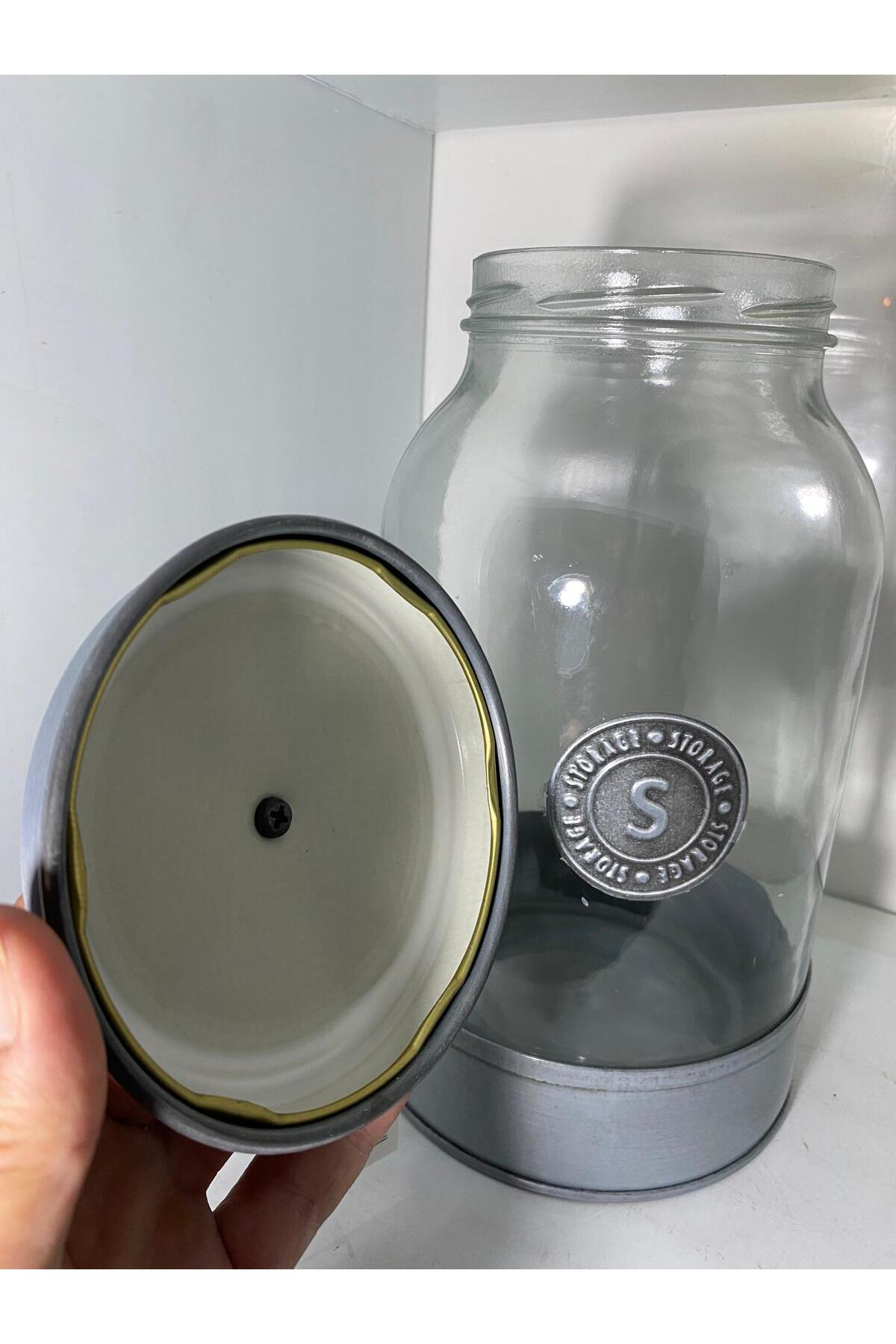 Galvaniz 3 Lt Cam Kavanoz