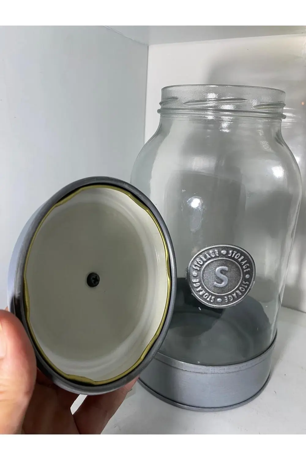 Galvaniz 3 Lt Cam Kavanoz