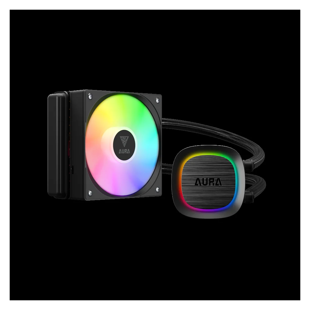 GAMDIAS AURA GL120 V2 120mm RGB CPU Sıvı Soğutucu - Yüksek Performanslı ARGB Soğutma