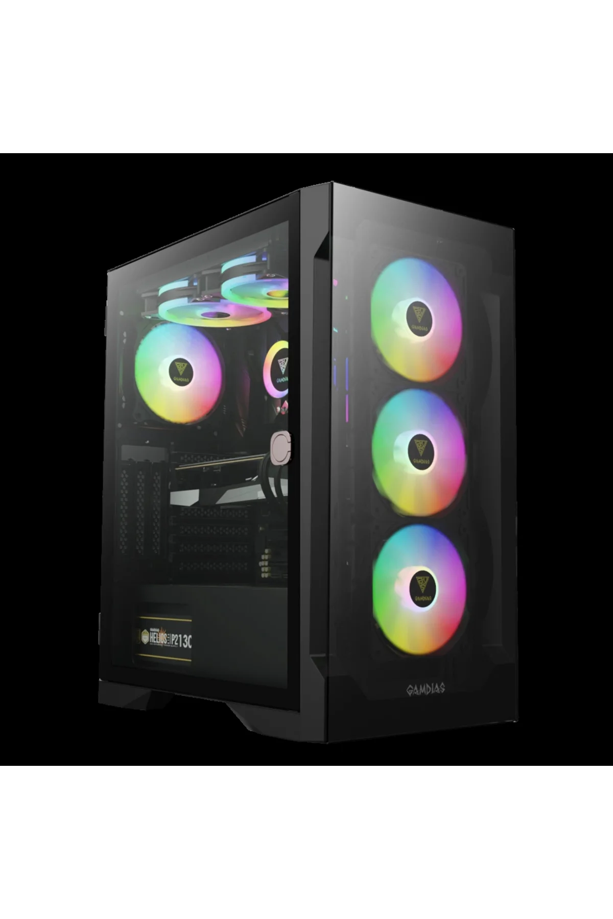 Gamdıas Talos E2 Elite, 850w, 80+ Bronze, Tempered Glass, Argb, A