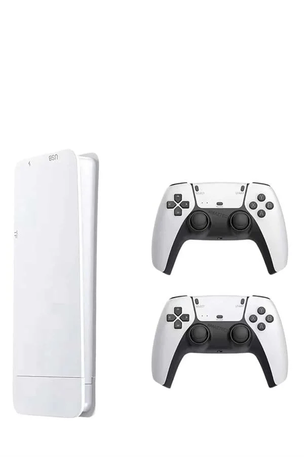 Game Box 3D Çift Oyun Kollu 4K HD Ekran 20000'den Fazla Oyun Seçeneği 2.4G Kablosuz
