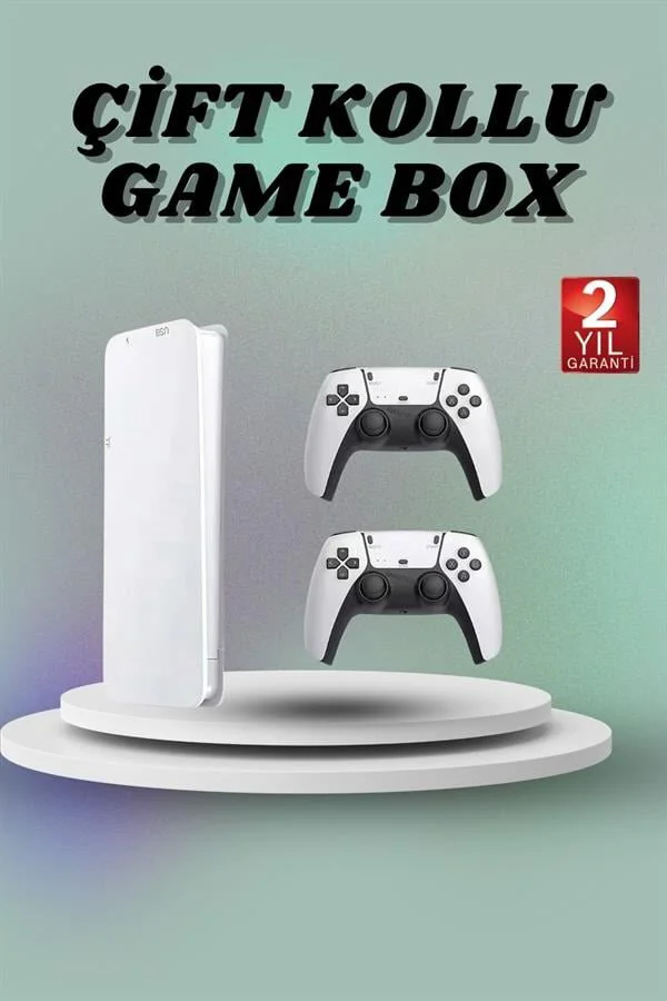 Game Box 3D Çift Oyun Kollu 4K HD Ekran - 20000+ Oyun, 2.4G Kablosuz Fiyatı, Yorumları ve Özellikleri