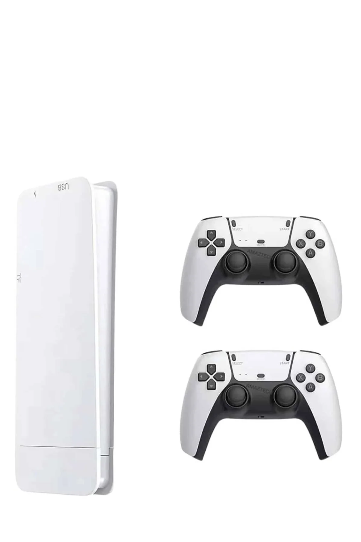 Game Box 3D Çift Oyun Kollu 4K HD Ekran 20000'den Fazla Oyun Seçeneği 2.4G Kablosuz