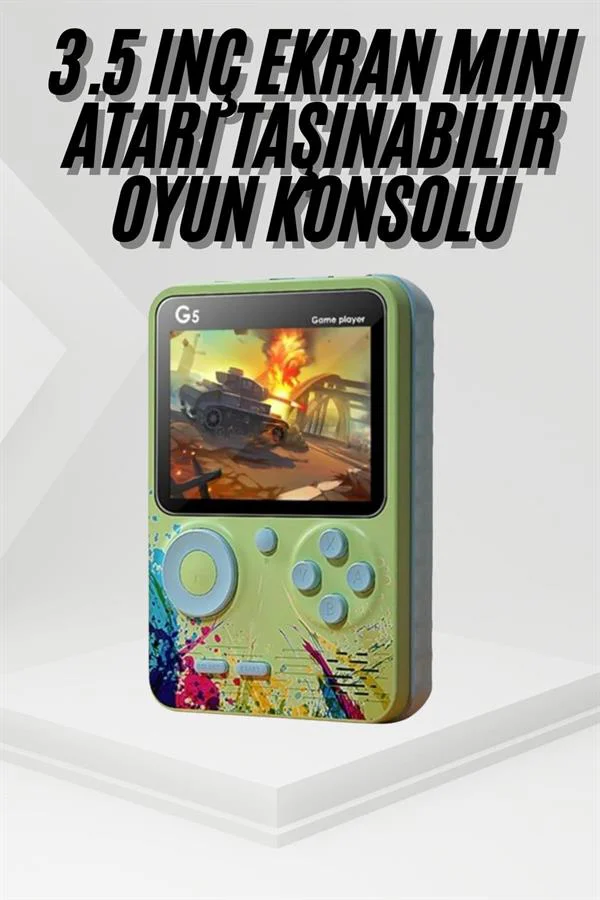 Game Box Oyun Konsolu 500 Retro Oyunlu Mini Taşınabilir 3 İnç Game Box Oyun Konsolu 500 Retro Oyunlu Mini Taşınabilir 3 İnç
