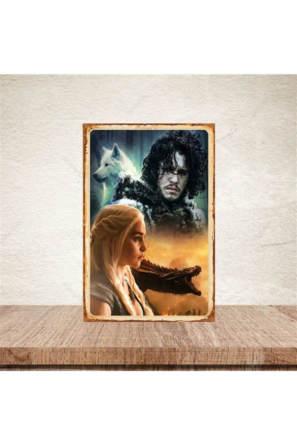 Game Of Thrones 20-30 cm Retro Ahşap Poster Fiyatı, Yorumları ve Özellikleri