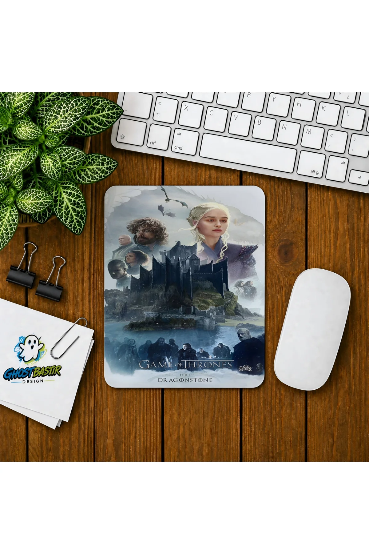 Game Of Thrones Baskılı Oyuncu Mousepad 074