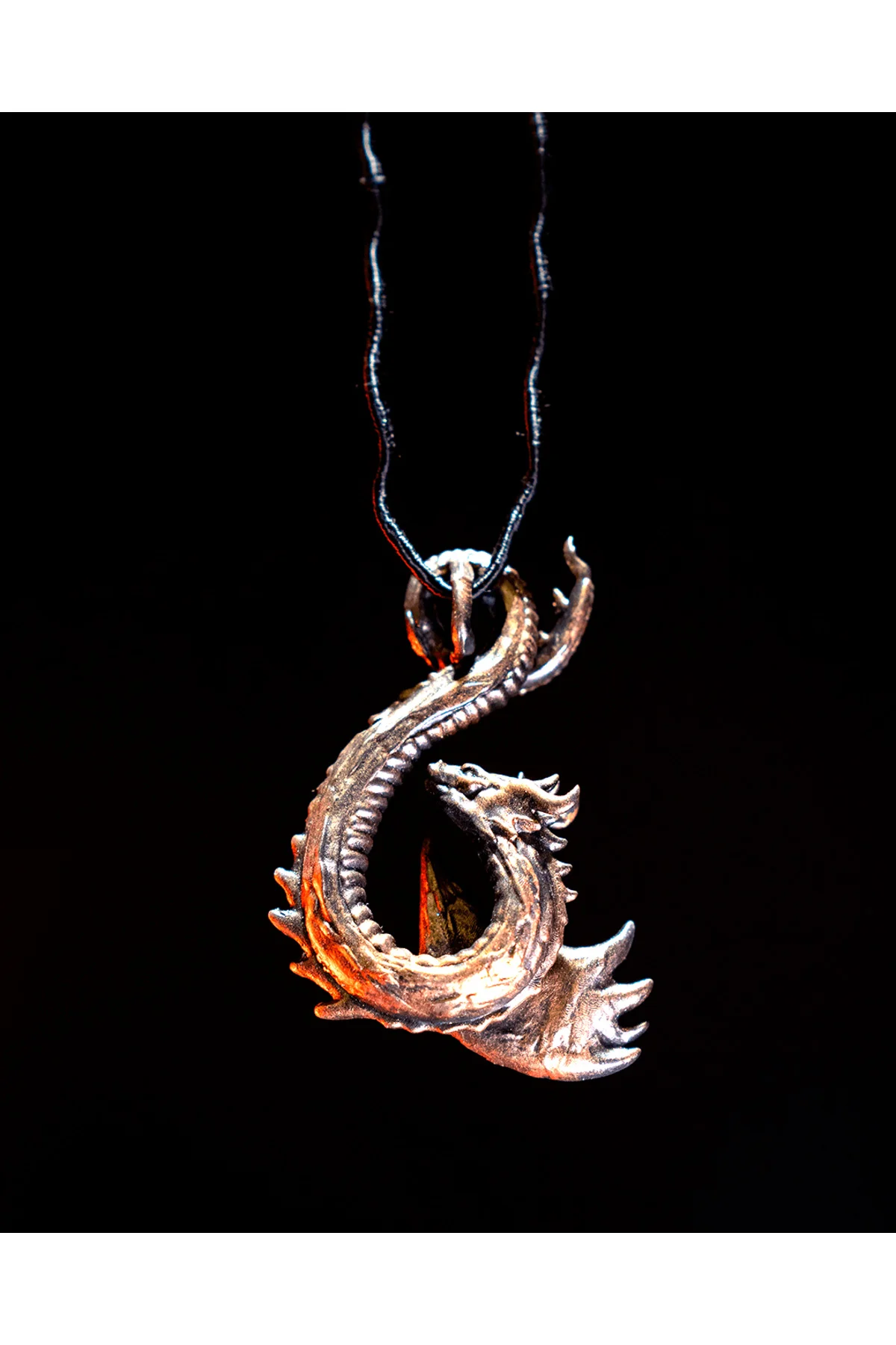 Game of Thrones Drogon Boyalı Kolye