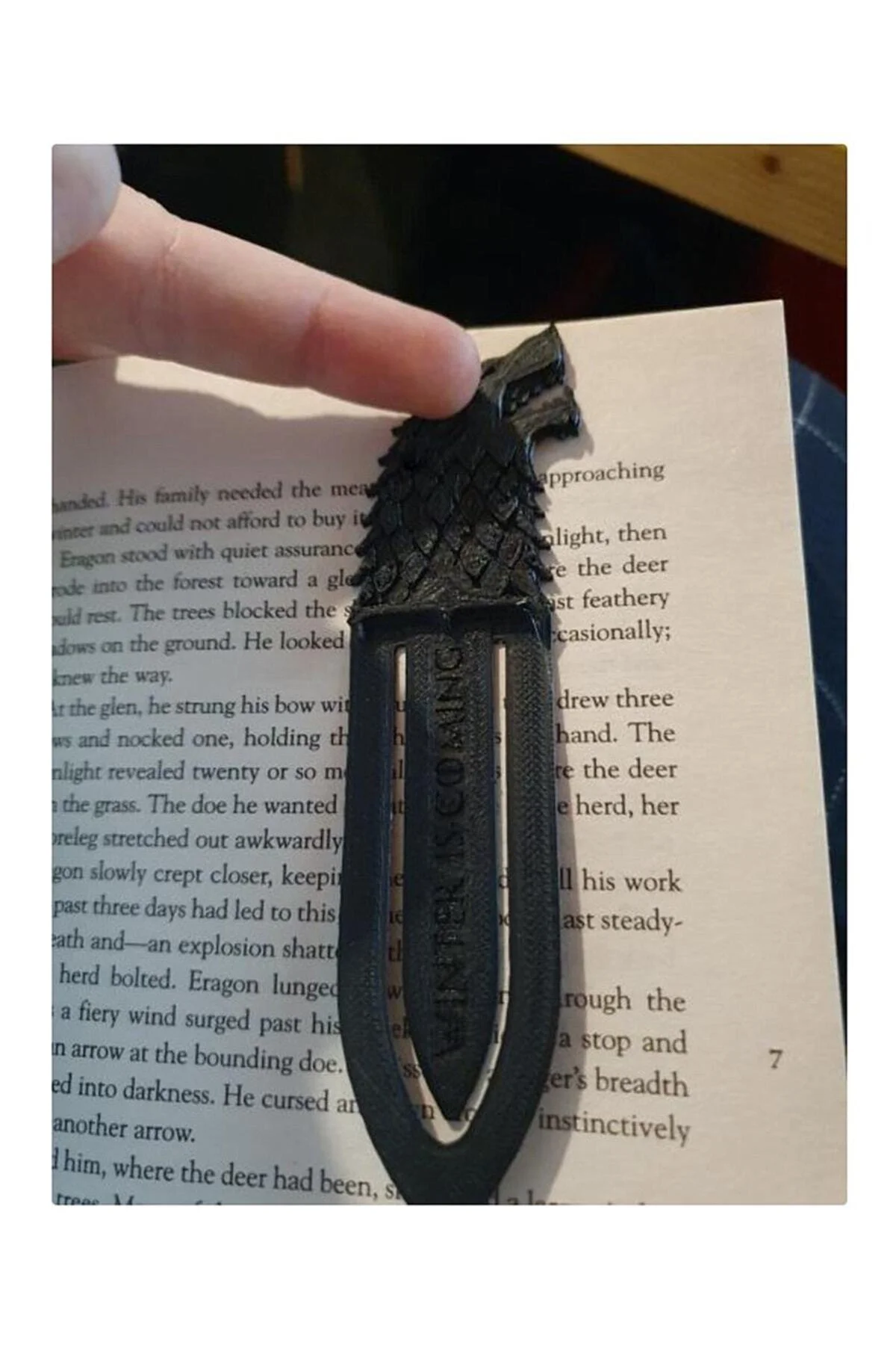 Game Of Thrones Sayfa Tutucu & Kitap Ayracı