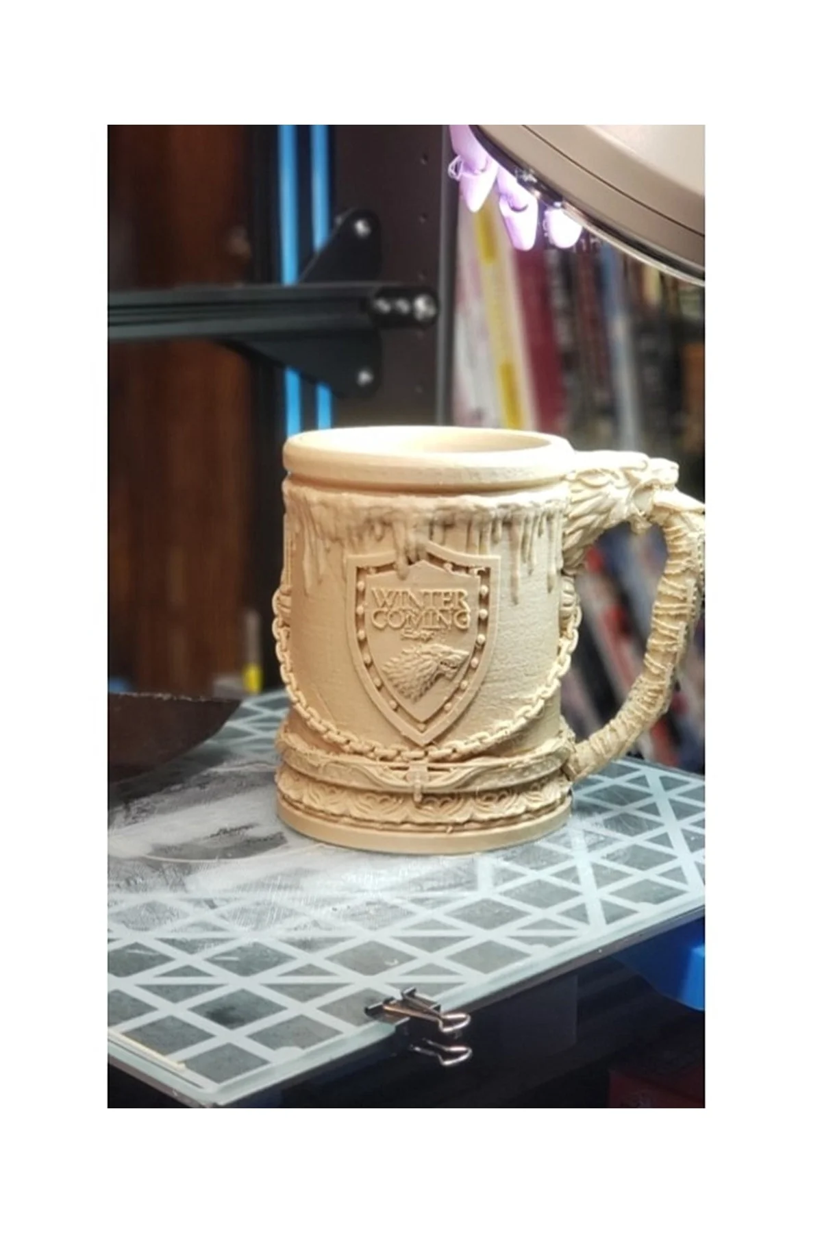 Game Of Thrones Stark Hanedanı Kupa Bardak 16cm Çap (dev Boy)