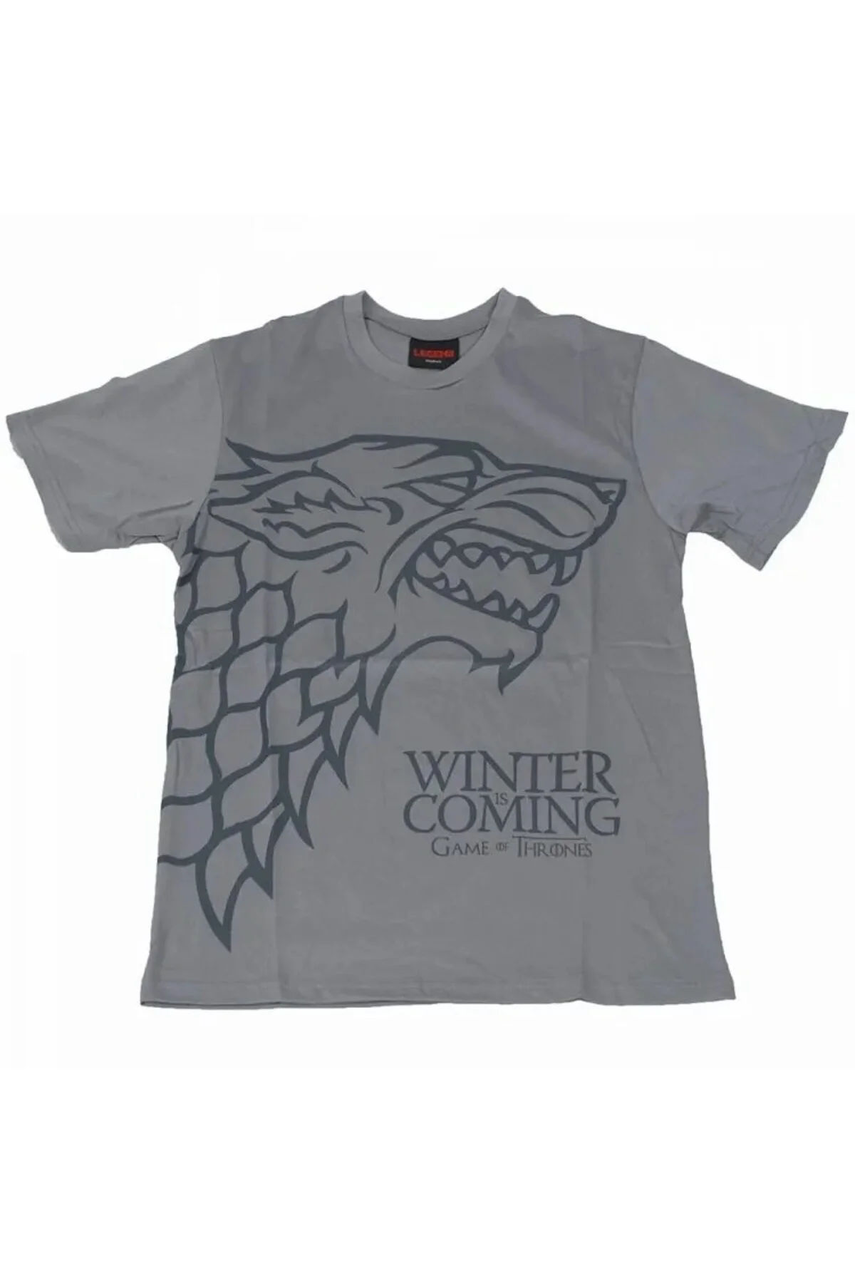 Game Of Thrones Stark Wolf Tişört Gri