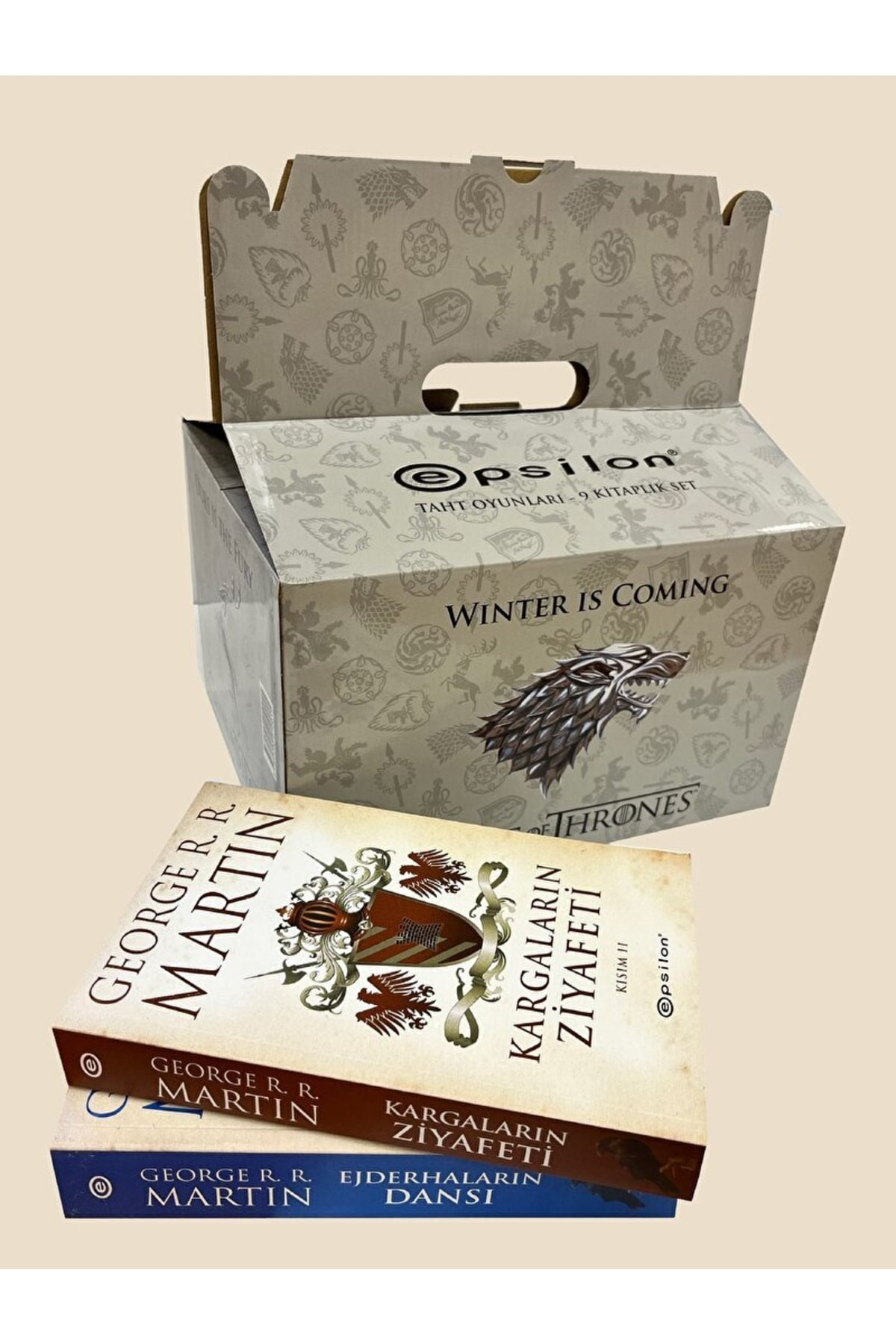 Epsilon Yayınevi Game Of Thrones - Taht Oyunları (9 Kitap Set Özel Kutulu) / / 978