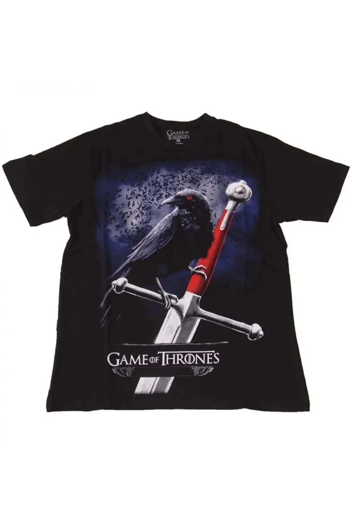 Game Of Thrones The Crow Tişört Siyah