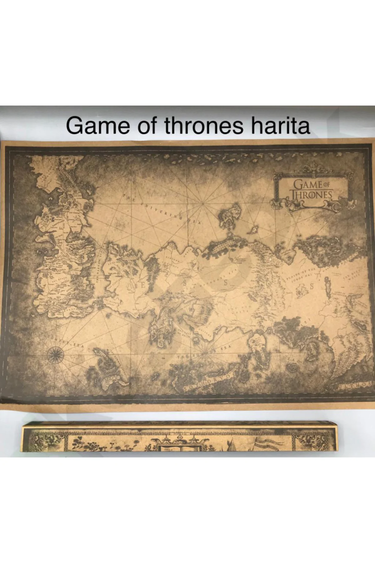 Game Of Thrones - Westeros Haritası
