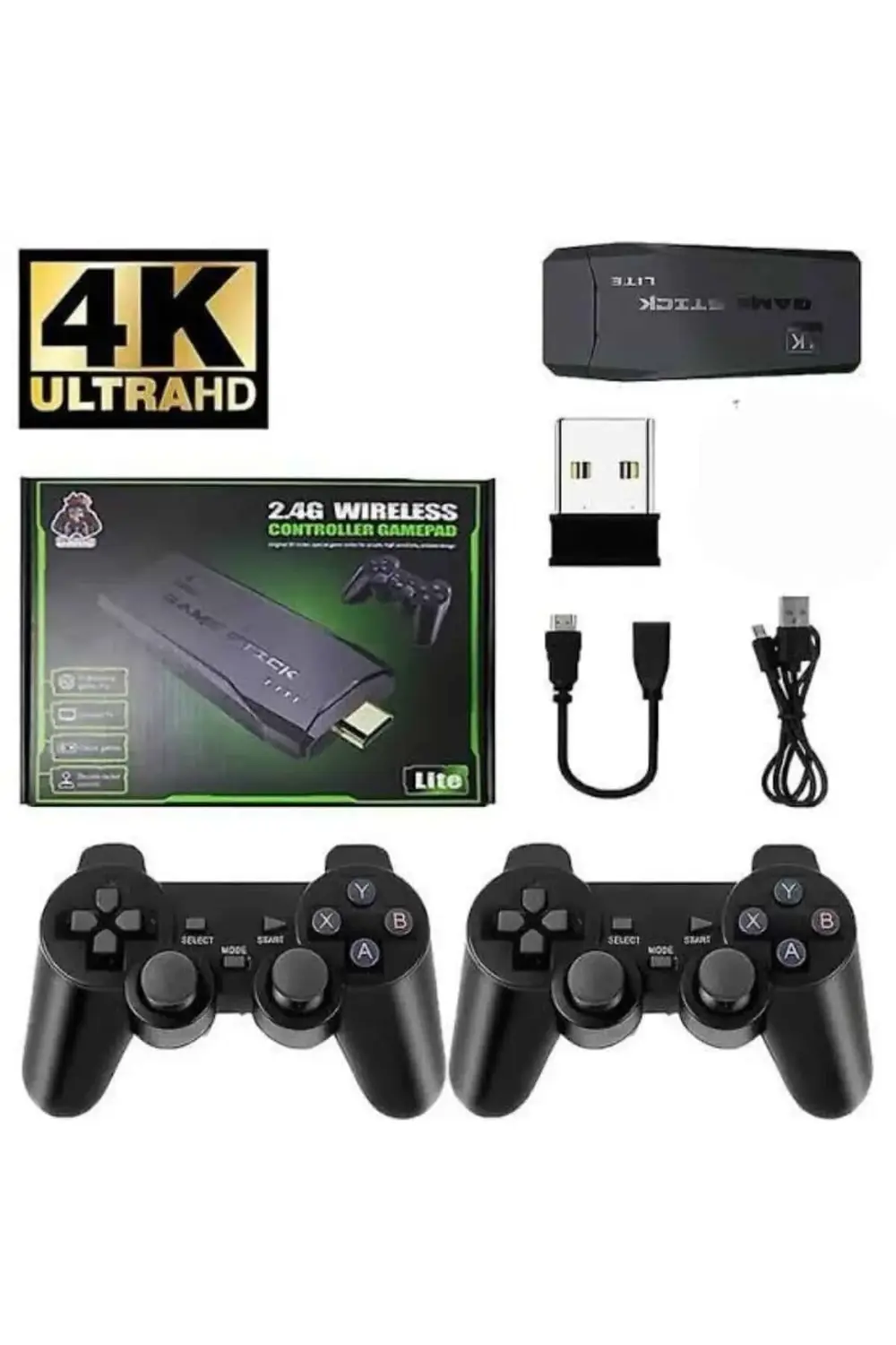 Game Stick 20000 Oyun Kablosuz Çift Kol Retro Oyunlar Game Stick