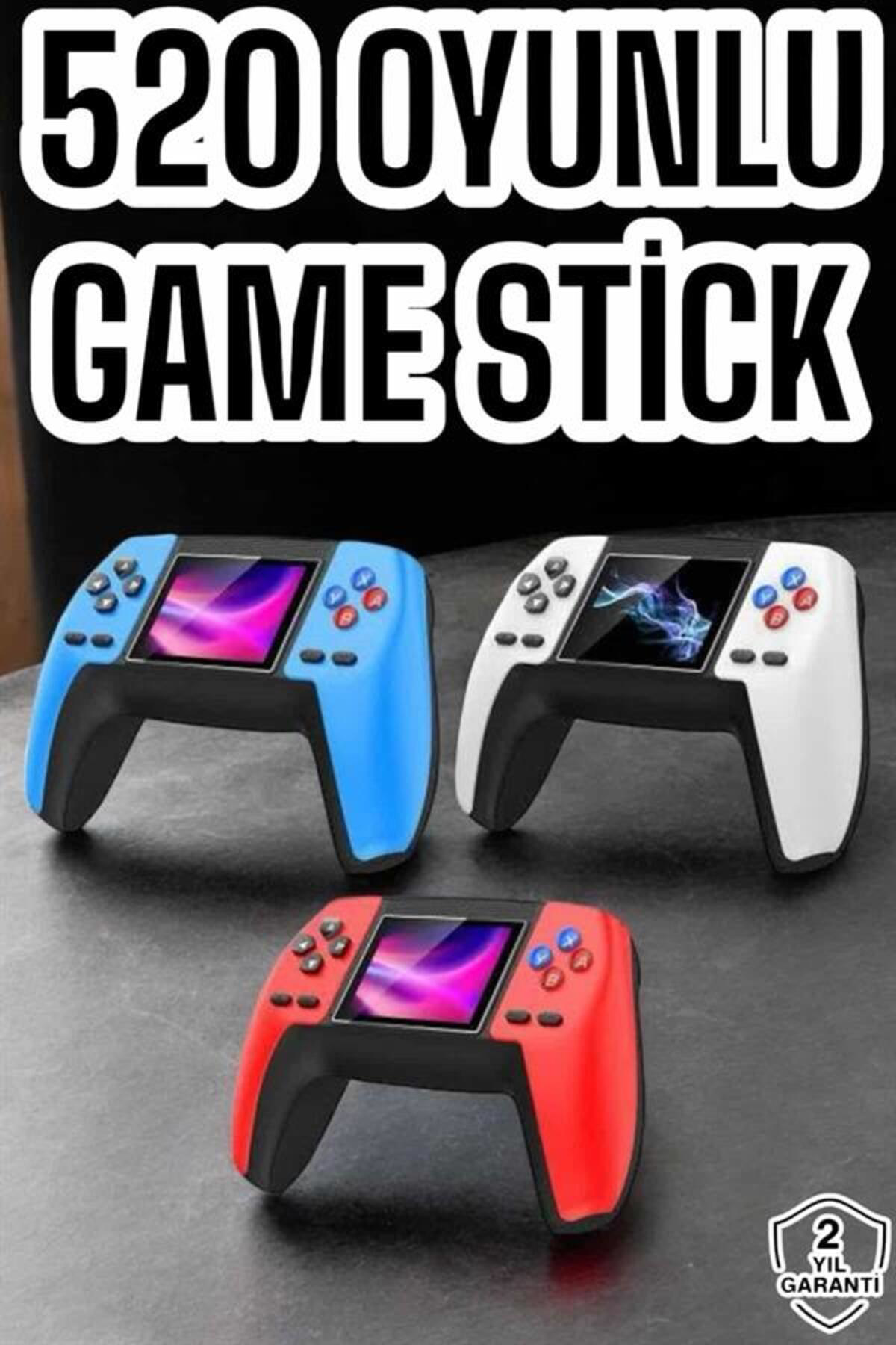 Game Stick Oyun Konsolu 520 Oyunlu Retro Oyunlu Led Ekran - Lisin