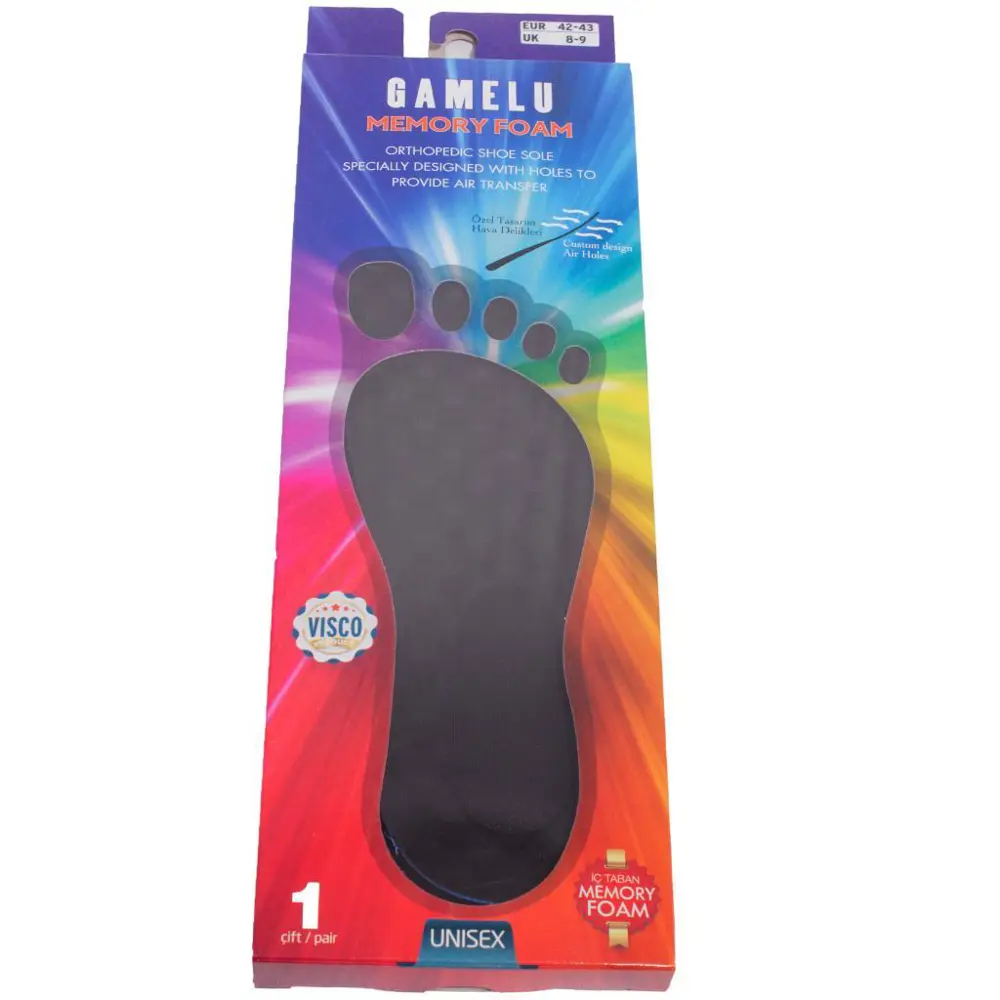 Gamelu MOSTM900SYH Siyah Unisex Memory Foam Visco Spor Ayakkabı O