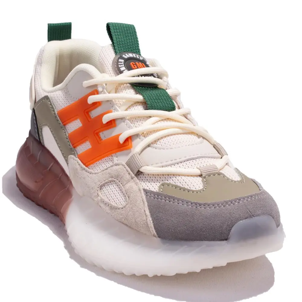 Gamelu TOD Bej Ortopedik Günlük Erkek Spor Ayakkabı