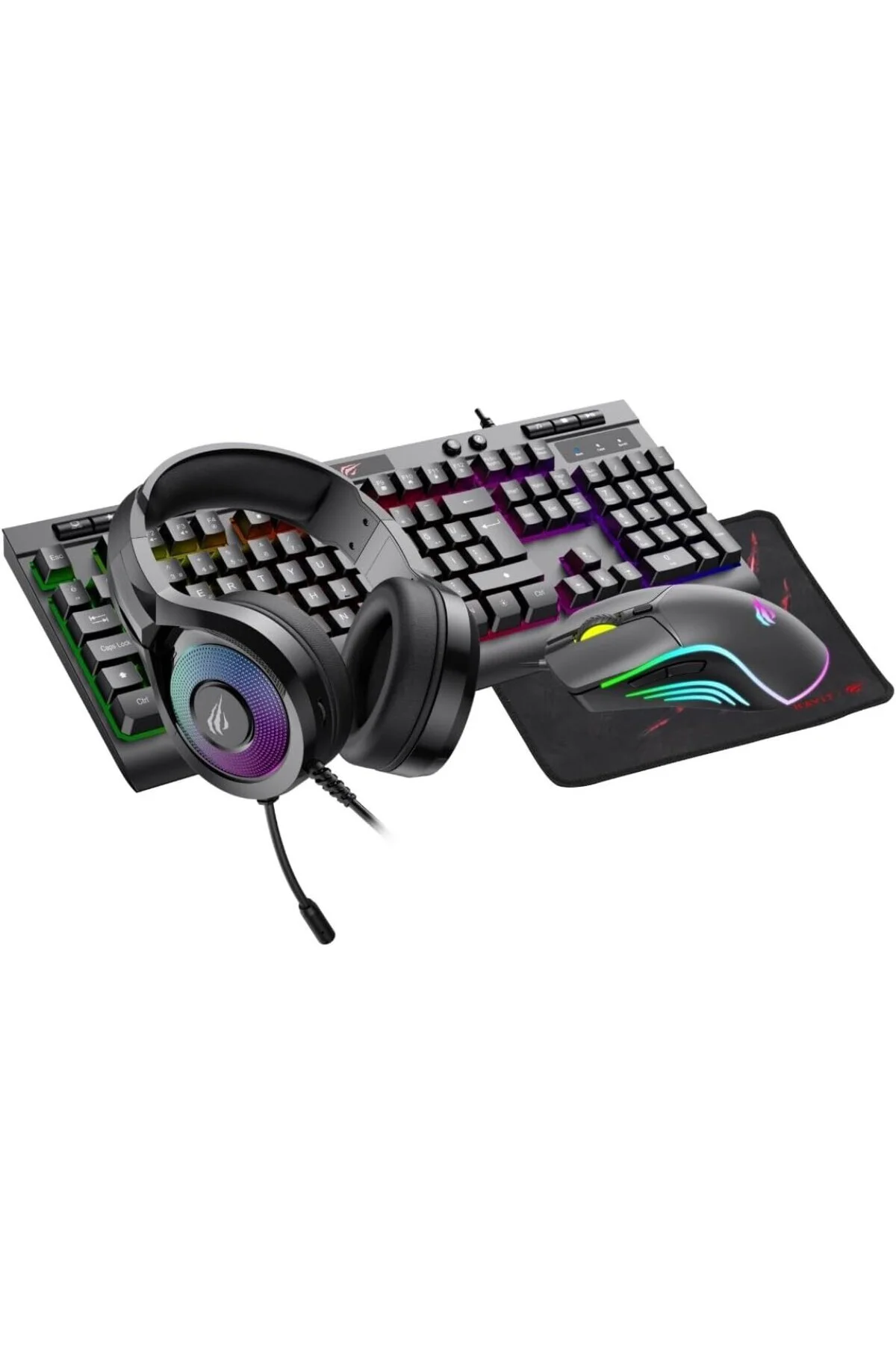 Gamenote KB887CM-TUR 4'lü Gaming Set – Klavye, Mouse, Kulaklık, M