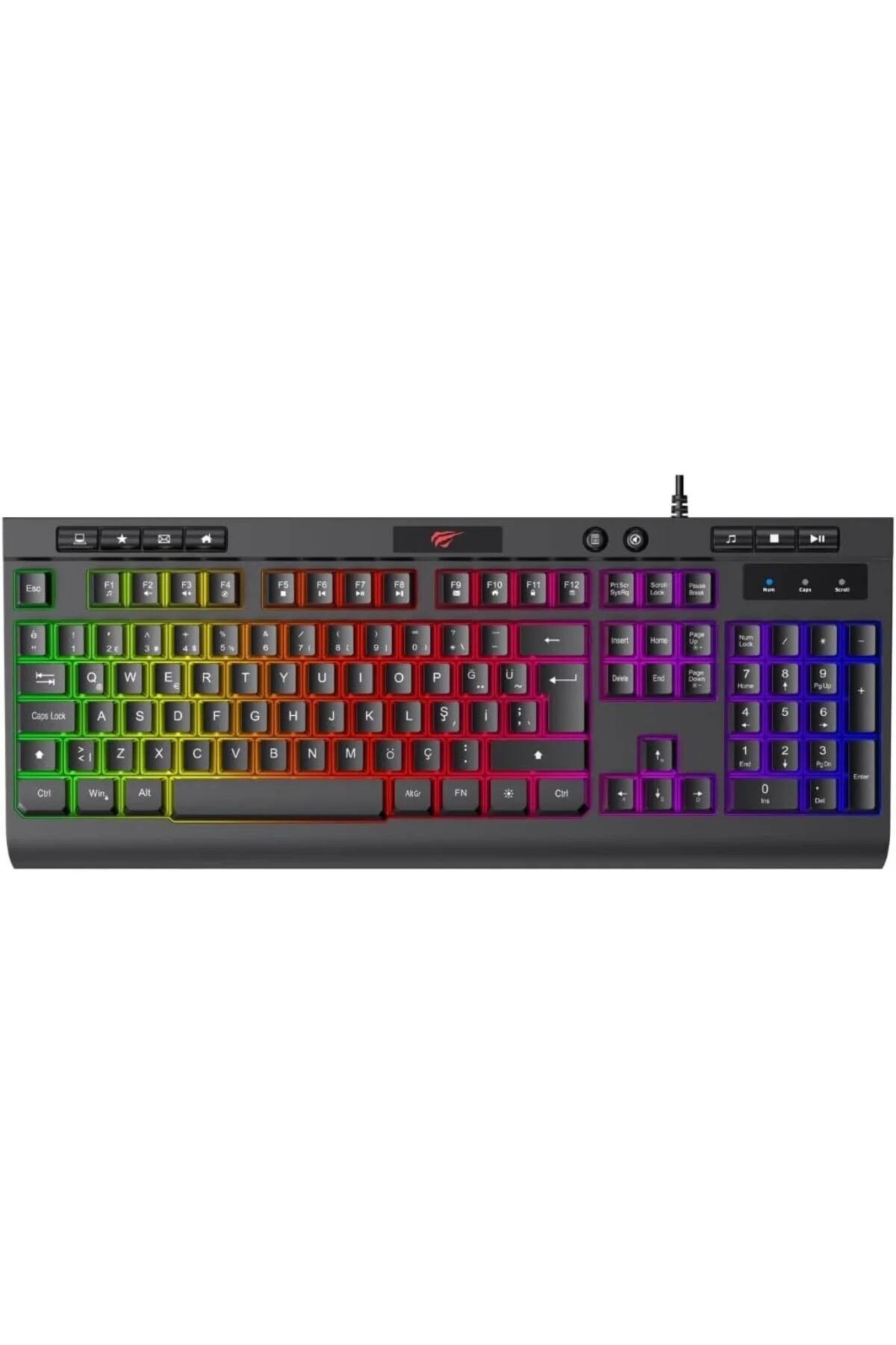Gamenote KB887CM-TUR 4'lü Gaming Set – Klavye, Mouse, Kulaklık, M