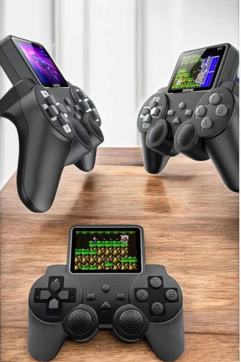 Gamepad 520 Oyunlu Ekranlı Oyun Kolu - TV Uyumlu Retro Kontrolcü