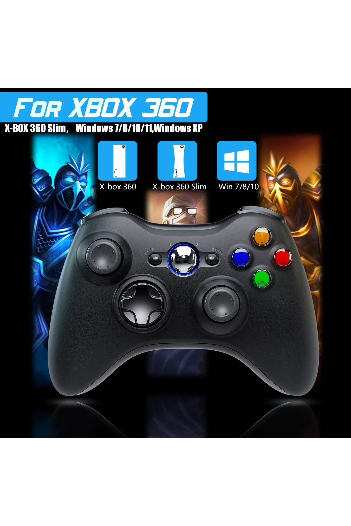 Gamepad wireless bağlantılı Bluetooth özellikli yeşil renk Playstation 4 uyumlu 1 yıl garantili