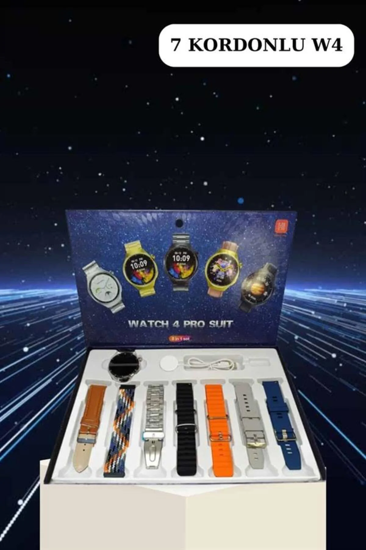 Gamer Kulaklık ve Çok Kordonlu Akıllı Saat Gürültü Önleyici GPS D