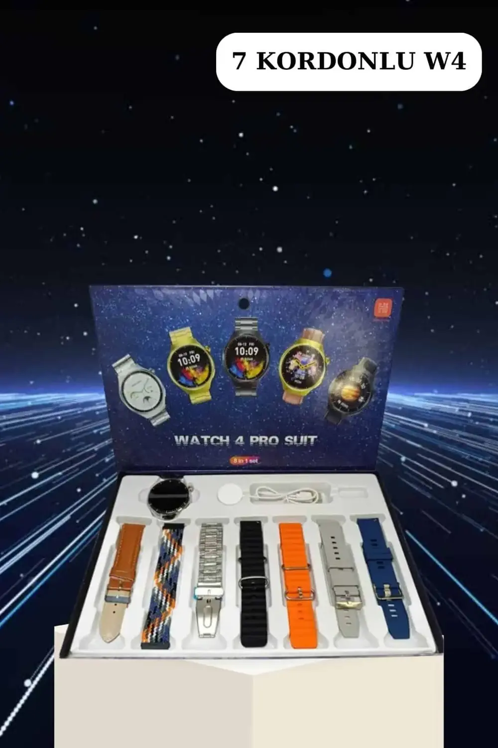 Gamer Kulaklık ve Çok Kordonlu Akıllı Saat Gürültü Önleyici GPS D